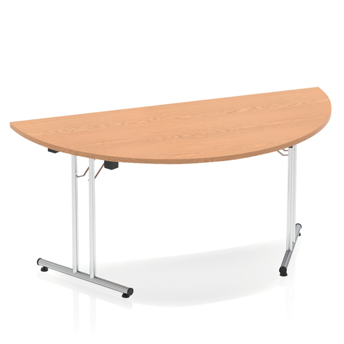 Office furniture impulse-folding-semi-circle-table Dynamic  Oak Desk Colour 160 Wide