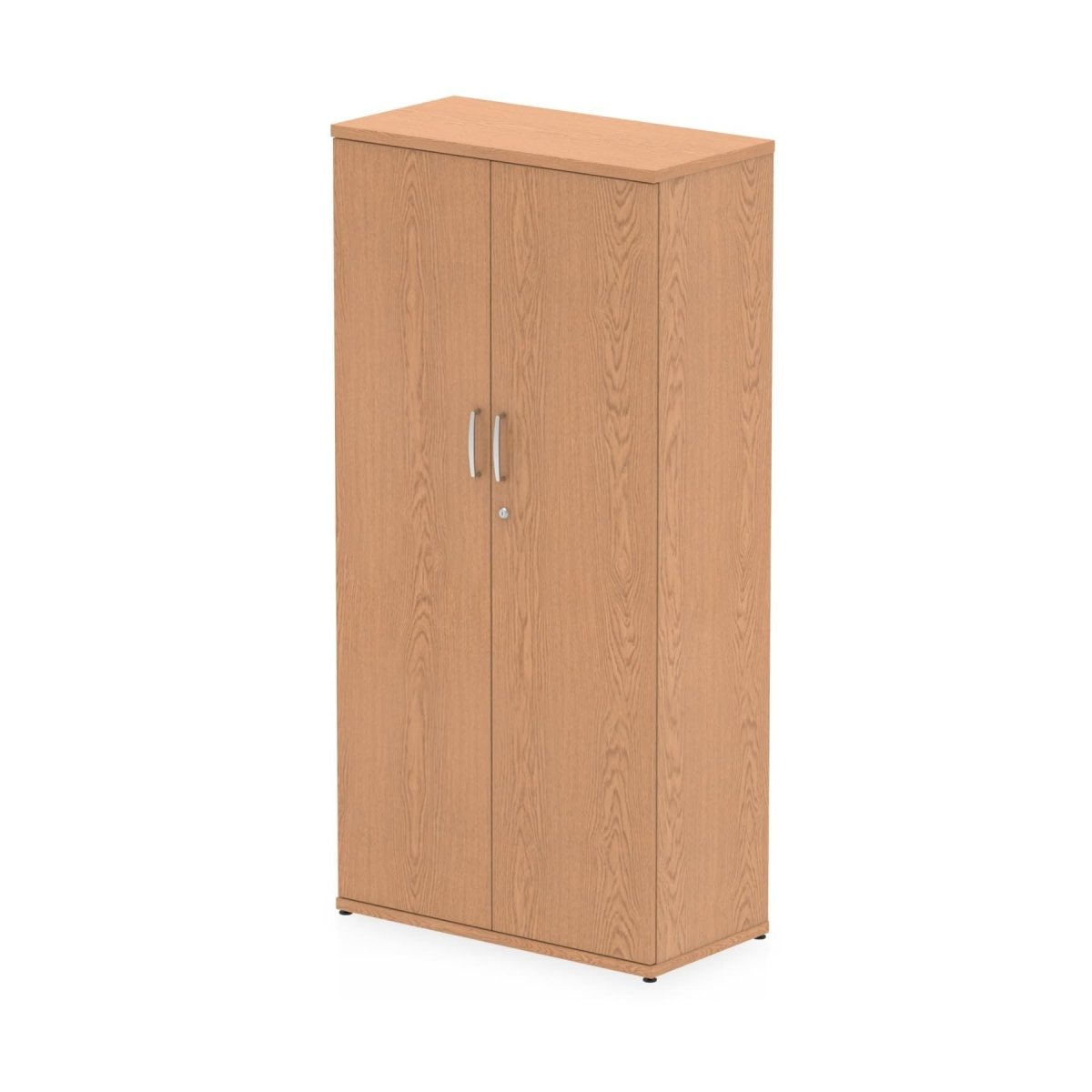 Office Locking Wooden Cupboard  By Dynamic Impulse Range  Height  160cm  Oak