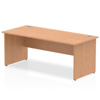 Office furniture impulse-180mm-straight-desk-panel-end-leg Dynamic  White Colour Maple 