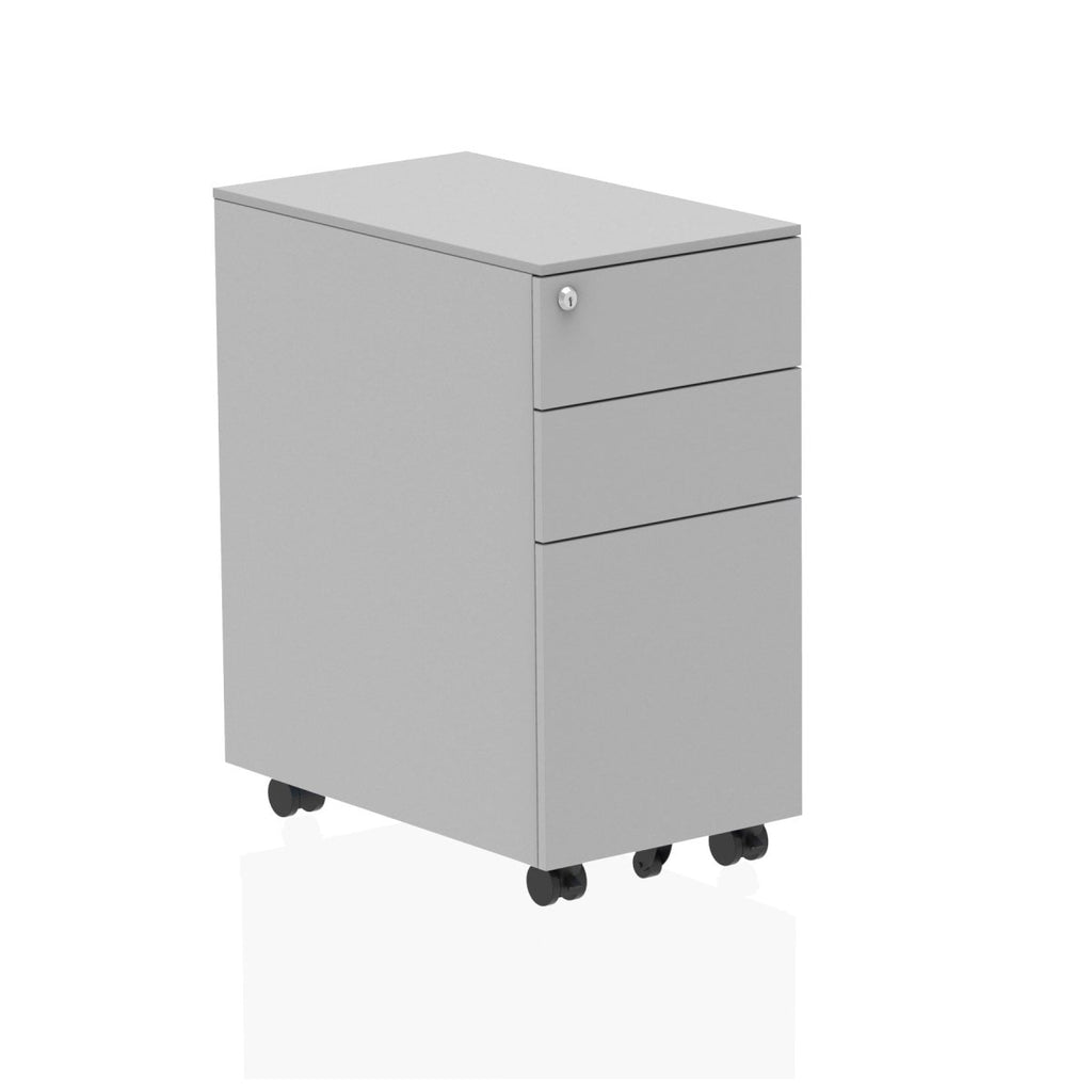 Office furniture steel-mobile-pedestal Dynamic  White Standard 40cm Wide Wide 