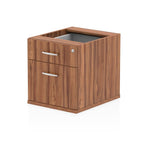 Office furniture impulse-fixed-pedestal Dynamic  Walnut Desk  2 Drawer 