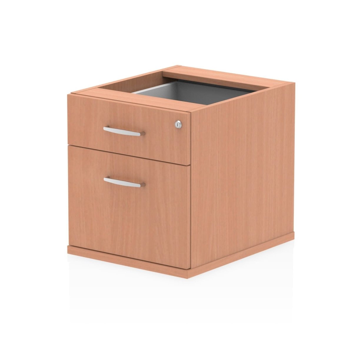Under Desk Impulse Fixed Pedestal for Desks by Dynamic Beech Desk  2 Drawer 