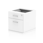 Office furniture impulse-fixed-pedestal Dynamic  White Desk  2 Drawer 