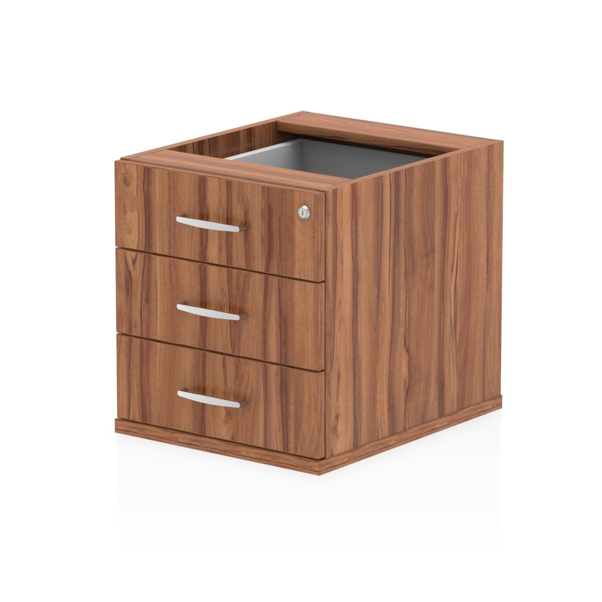 Office furniture impulse-fixed-pedestal Dynamic  Walnut Desk  3 Drawer 