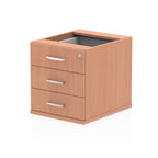 Office furniture impulse-fixed-pedestal Dynamic  Beech Desk  3 Drawer 