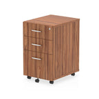 Office furniture impulse-under-desk-pedestal Dynamic  Walnut 3 Drawer 