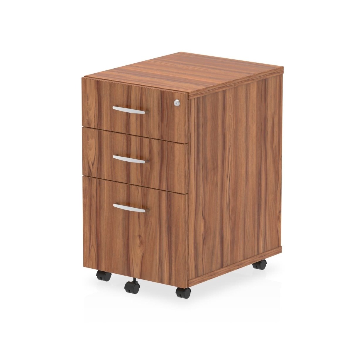Office furniture impulse-under-desk-pedestal Dynamic  Walnut 3 Drawer 
