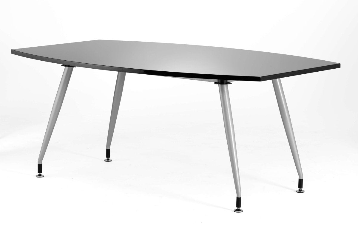 Office furniture high-gloss-writable-boardroom-table Dynamic  White Desk Colour 240 Wide