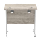 Office furniture impulse-800mm-slimline-desk-cantilever-leg Dynamic  Black Colour White 