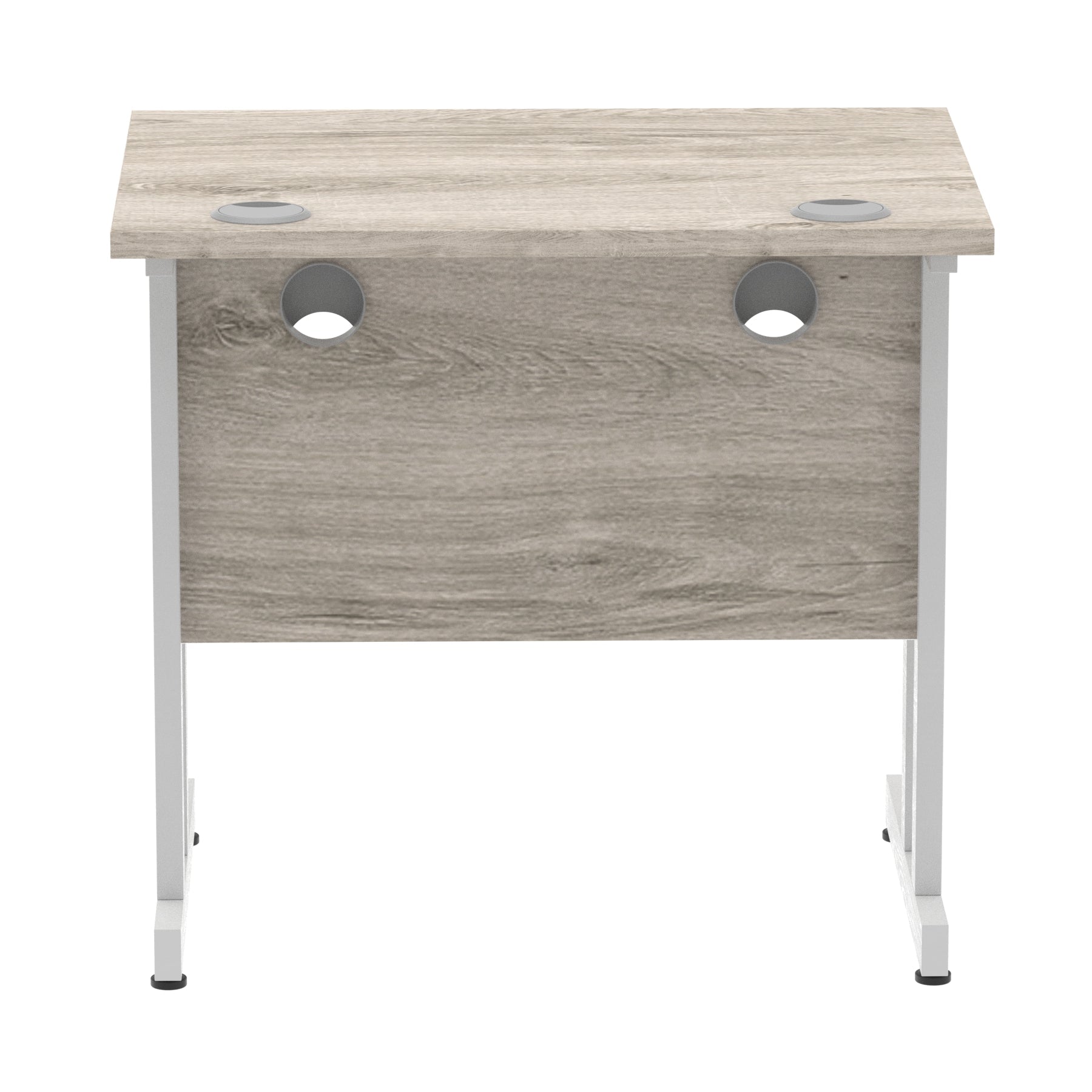 Office furniture impulse-800mm-slimline-desk-cantilever-leg Dynamic  Black Colour White 