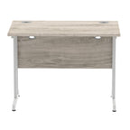 Office furniture impulse-100mm-slimline-desk-cantilever-leg Dynamic  Black Colour Beech 