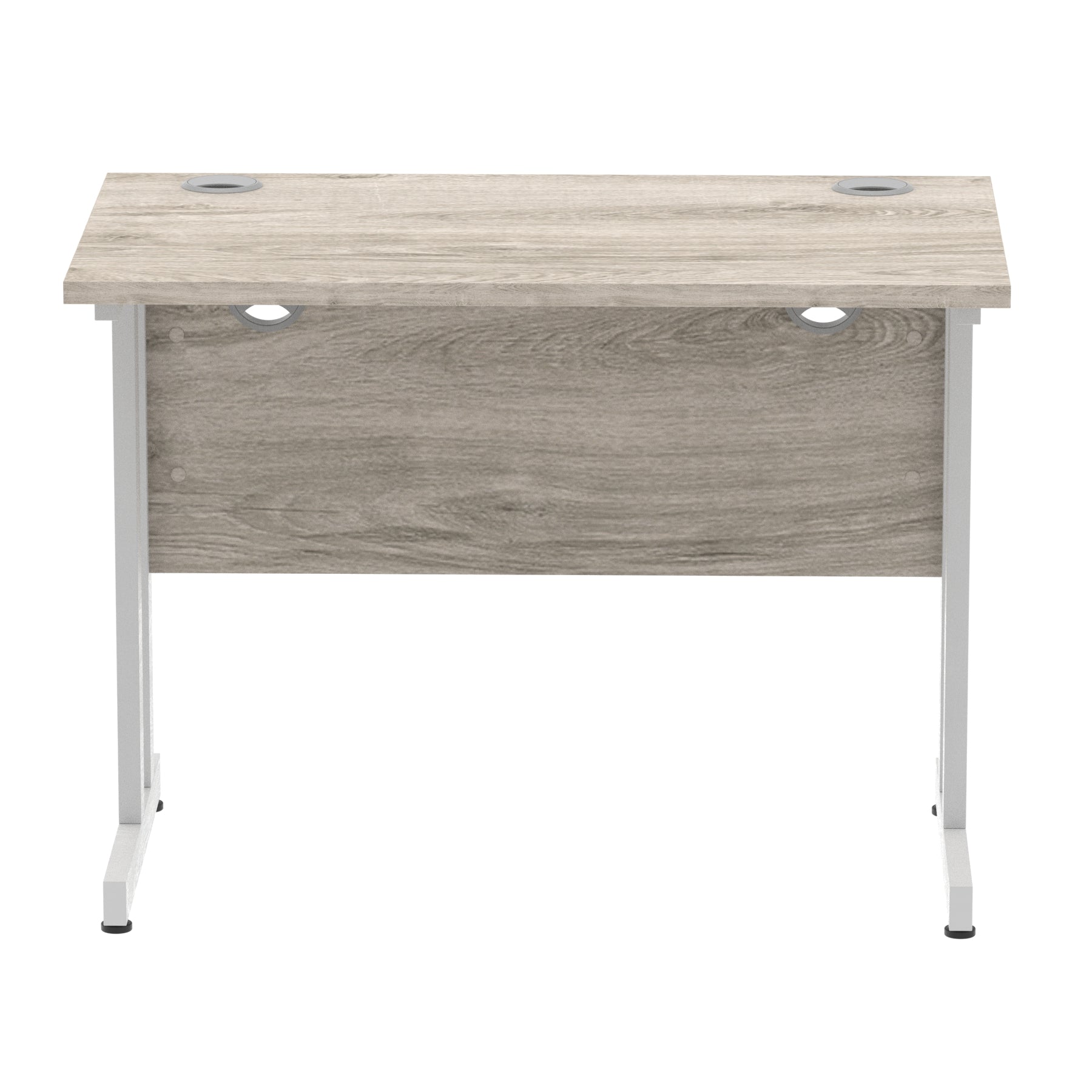 Office furniture impulse-100mm-slimline-desk-cantilever-leg Dynamic  Black Colour Beech 