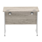 Office furniture impulse-100mm-slimline-desk-cantilever-leg Dynamic  Black Colour White 