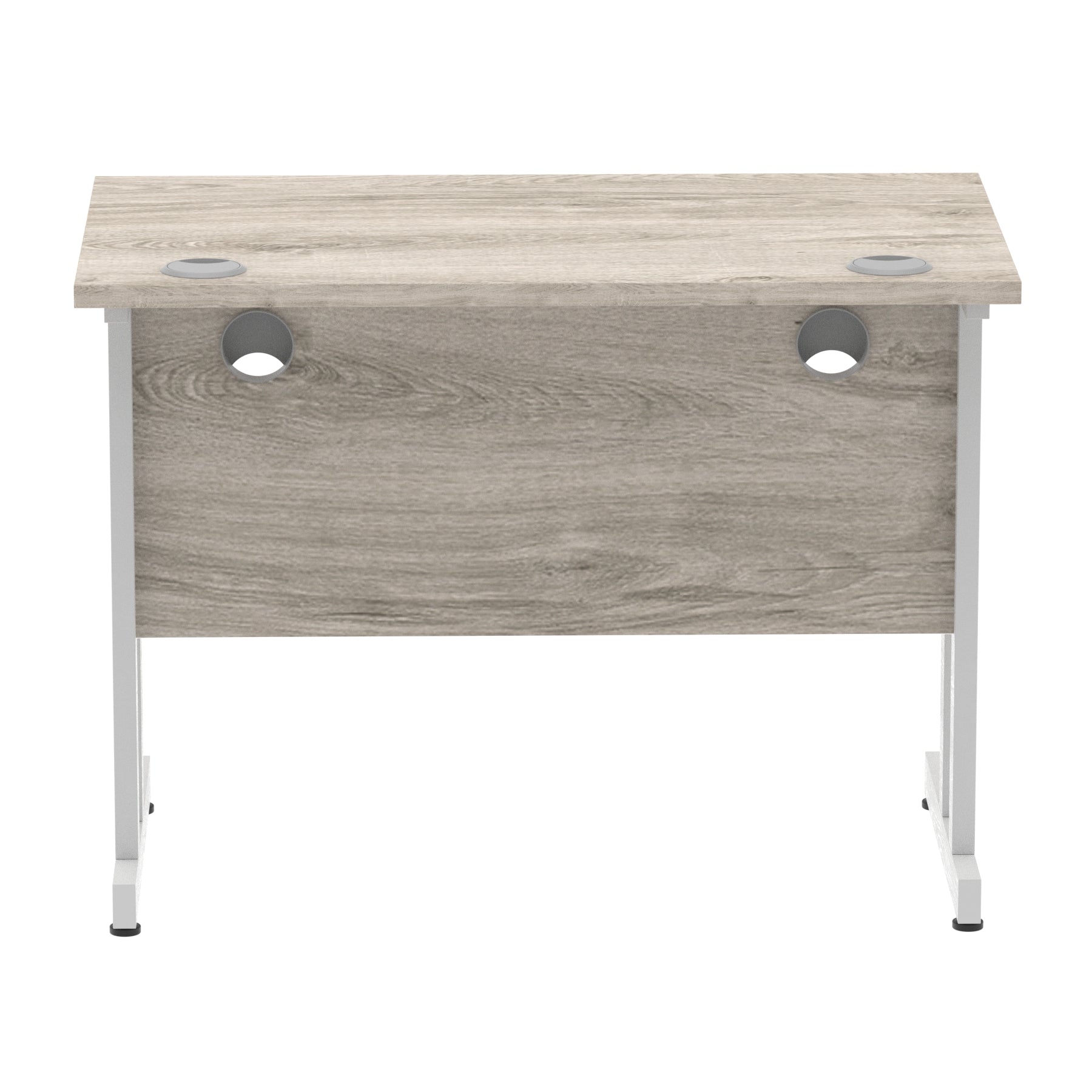 Office furniture impulse-100mm-slimline-desk-cantilever-leg Dynamic  Black Colour White 