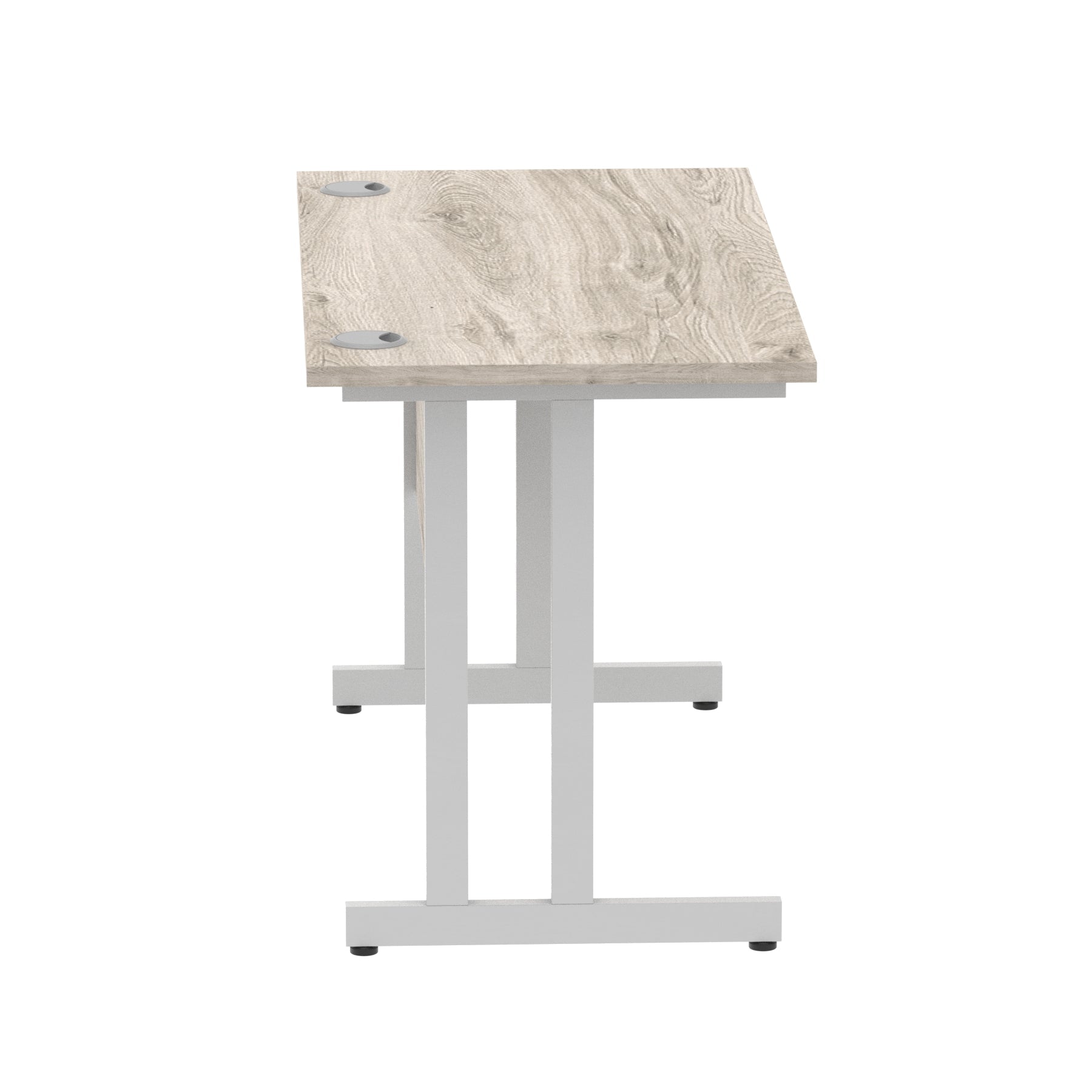 Office furniture impulse-120mm-slimline-desk-cantilever-leg Dynamic  Black Colour Oak 