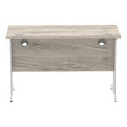 Office furniture impulse-120mm-slimline-desk-cantilever-leg Dynamic  Black Colour Grey Oak 