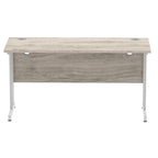 Office furniture impulse-140mm-slimline-desk-cantilever-leg Dynamic  Black Colour Maple 