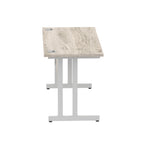 Office furniture impulse-140mm-slimline-desk-cantilever-leg Dynamic  Black Colour Oak 