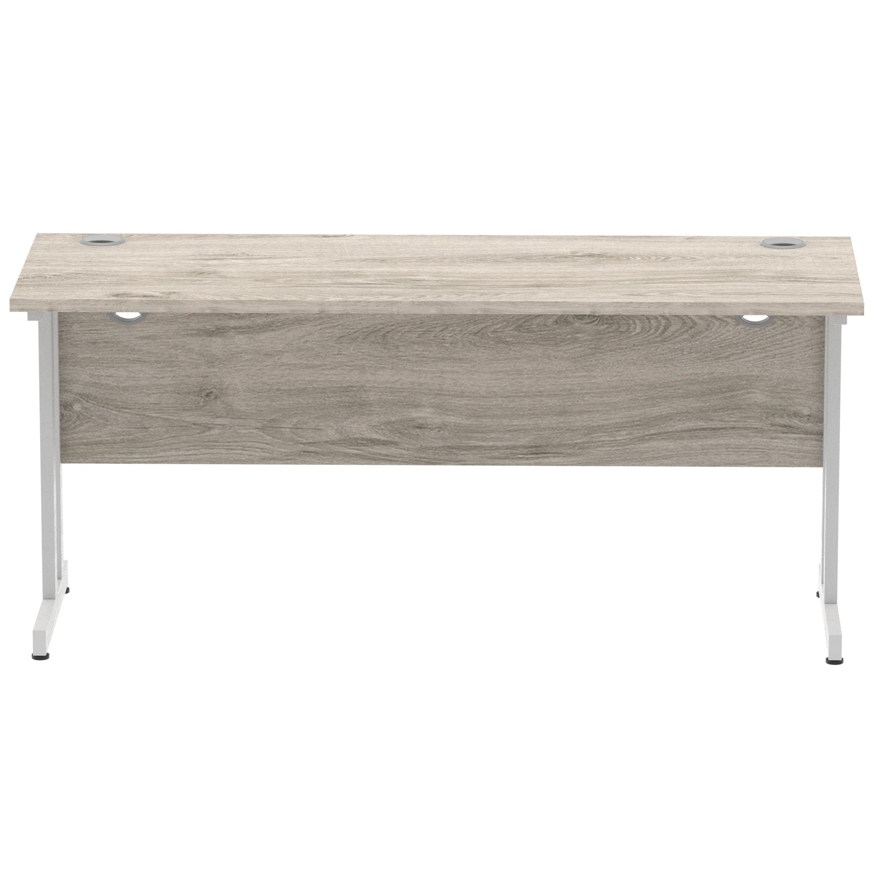 Office furniture impulse-160mm-slimline-desk-cantilever-leg Dynamic  Black Colour Beech 