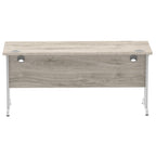 Office furniture impulse-160mm-slimline-desk-cantilever-leg Dynamic  Black Colour White 