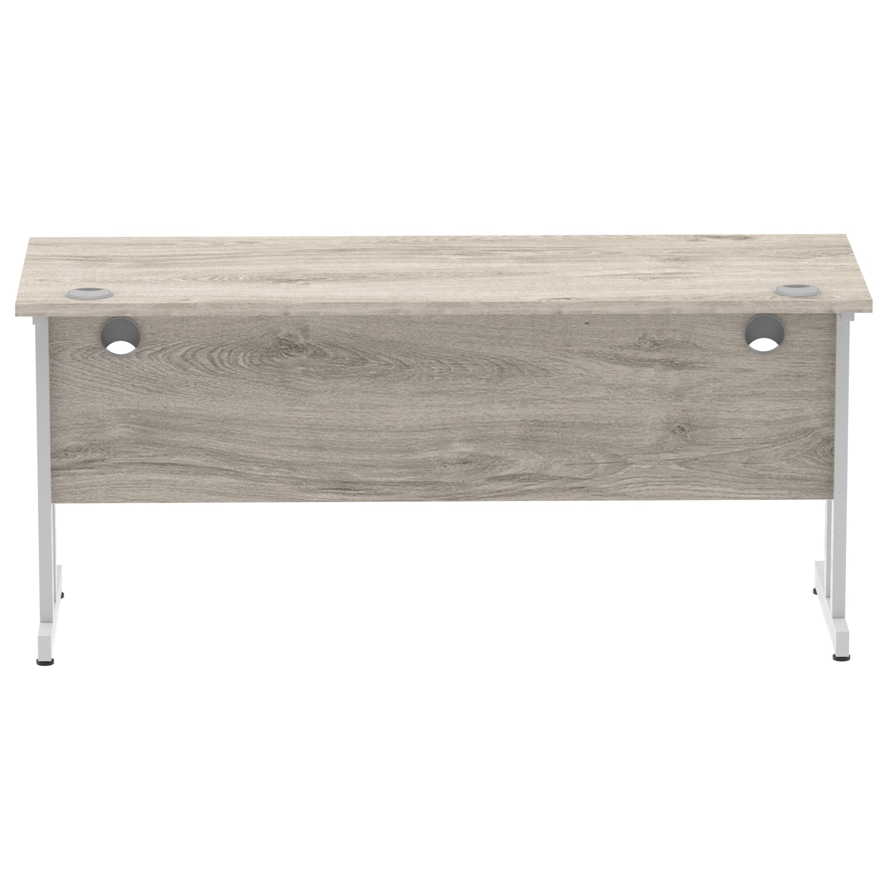 Office furniture impulse-160mm-slimline-desk-cantilever-leg Dynamic  Black Colour White 