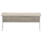 Office furniture impulse-180mm-slimline-desk-cantilever-leg Dynamic  Black Colour Beech 