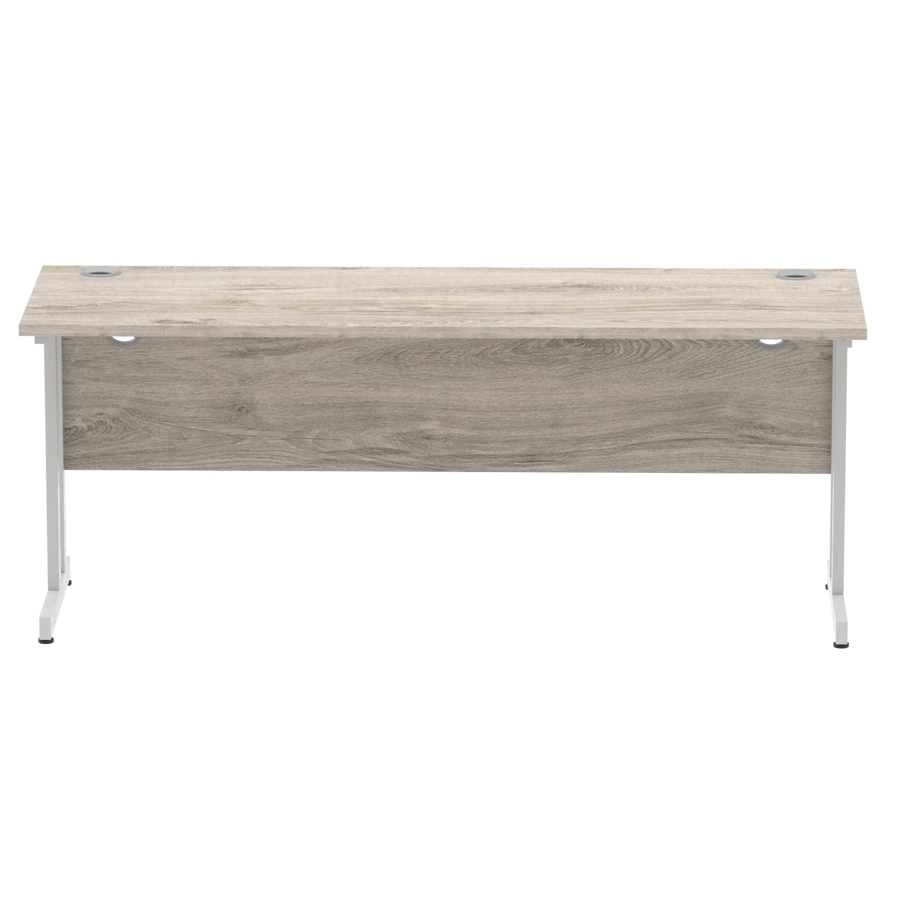 Office furniture impulse-180mm-slimline-desk-cantilever-leg Dynamic  Black Colour Beech 