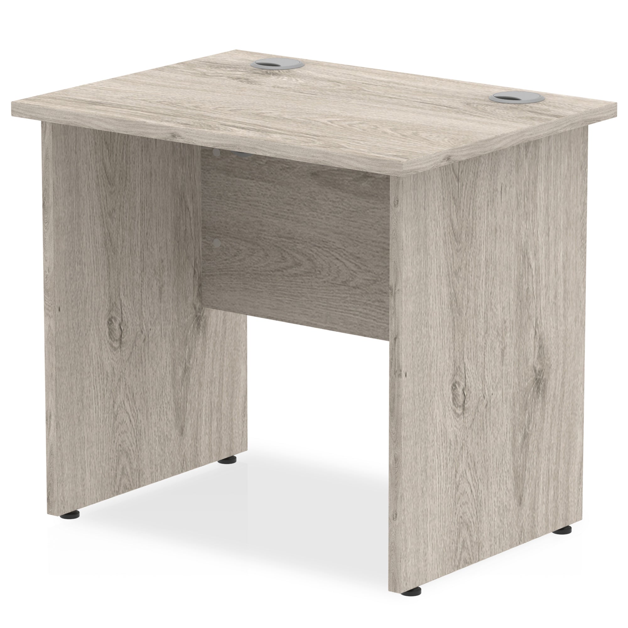 Office furniture impulse-800mm-slimline-desk-panel-end-leg Dynamic  Grey Oak Colour Grey Oak 