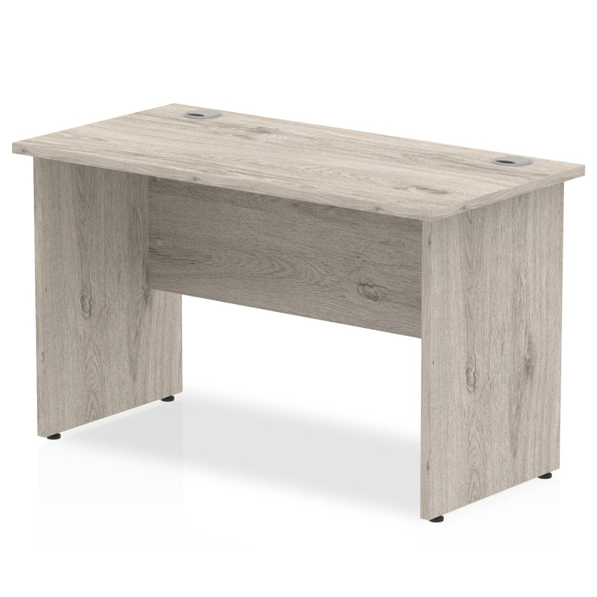 Office furniture impulse-120mm-slimline-desk-panel-end-leg Dynamic  Grey Oak Colour Grey Oak 