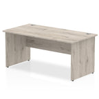 Office furniture impulse-160mm-straight-desk-panel-end-leg Dynamic  Grey Oak Colour Grey Oak 