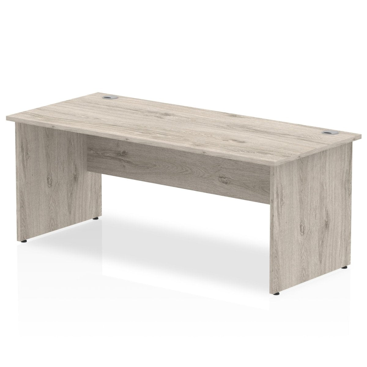 Office furniture impulse-180mm-straight-desk-panel-end-leg Dynamic  Grey Oak Colour Grey Oak 