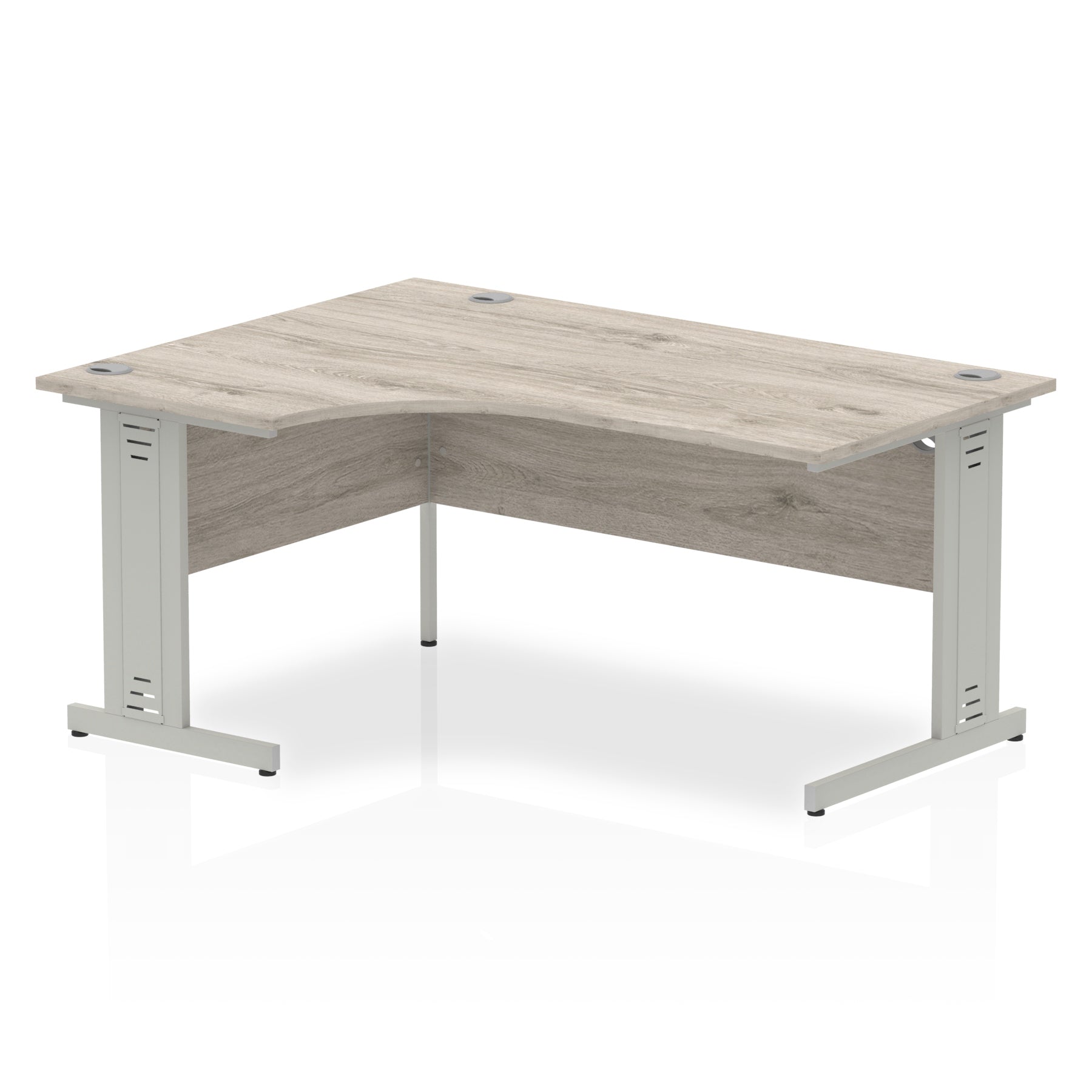 Office furniture impulse-160mm-left-crescent-desk-cable-managed-leg Dynamic  White Colour Beech 