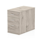 Office furniture impulse-desk-high-pedestal Dynamic  Beech 80cm Wide 