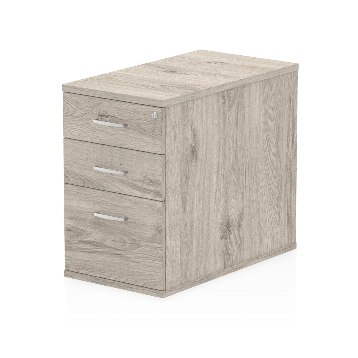 Office furniture impulse-desk-high-pedestal Dynamic  Beech 80cm Wide 
