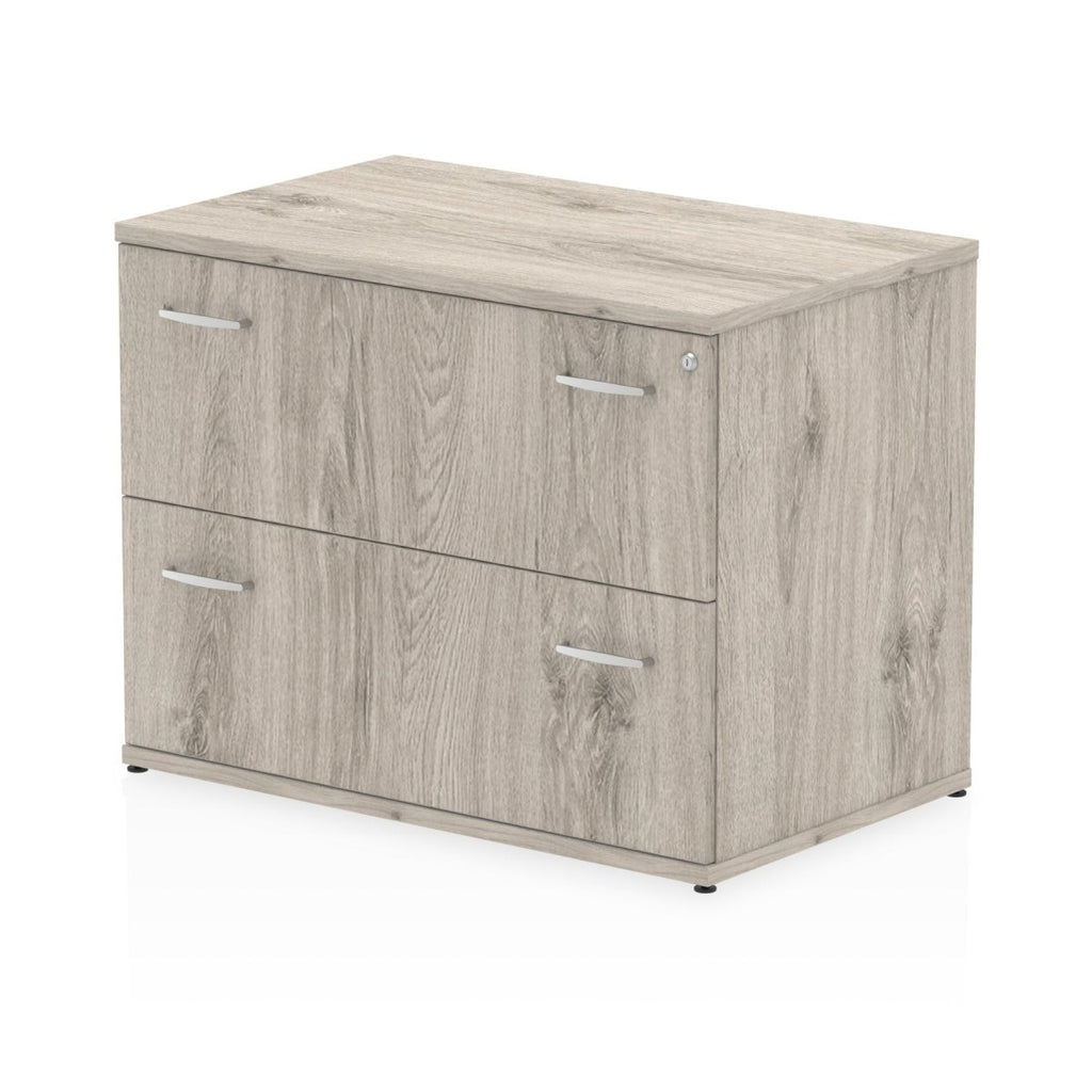 Office furniture impulse-side-filer Dynamic  Grey Oak  Wide 