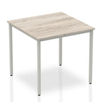 Office furniture impulse-straight-table-box-frame-leg Dynamic  Grey Oak 800 Wide 