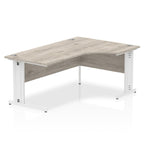 Office furniture impulse-160mm-right-crescent-desk-cable-managed-leg Dynamic  Grey Oak Desk Colour Black Leg