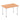 Office furniture impulse-120cm-straight-table-with-post-leg Dynamic  Oak Desk  ChromeLeg