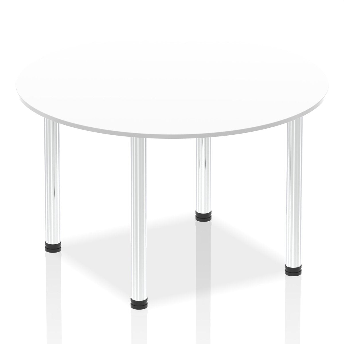 Office furniture impulse-round-table-with-post-leg Dynamic  Beech Desk Colour 100 Wide