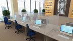 Office furniture protect-plus-acrylic-desktop-screen Dynamic   Colour 180 Wide