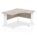 Office furniture impulse-140mm-right-crescent-desk-cable-managed-leg Dynamic  Grey Oak Desk Colour Black Leg
