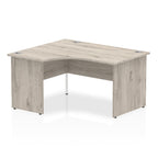 Office furniture impulse-140mm-left-crescent-desk-panel-end-leg Dynamic  Grey Oak Colour Grey Oak 