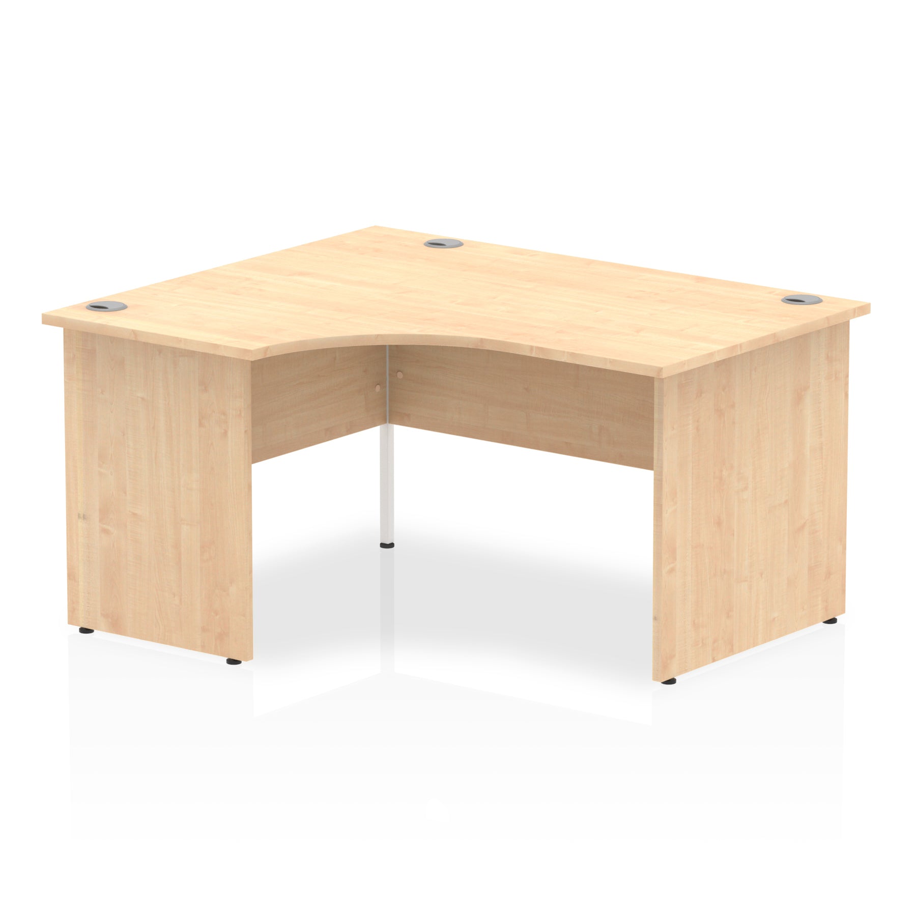 Office furniture impulse-140mm-left-crescent-desk-panel-end-leg Dynamic  Maple Colour Maple 
