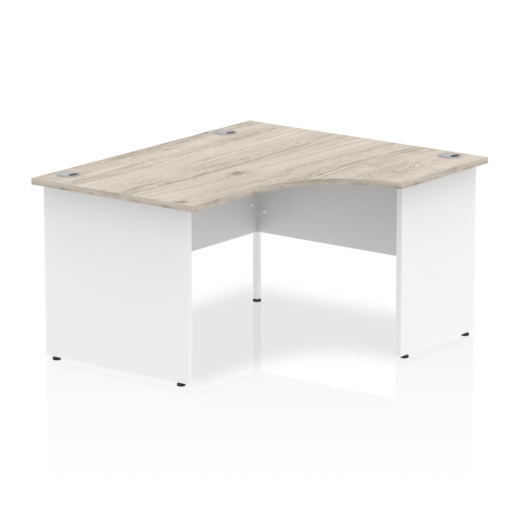 Office furniture impulse-140mm-right-crescent-desk-panel-end-leg Dynamic  Maple Colour Maple 