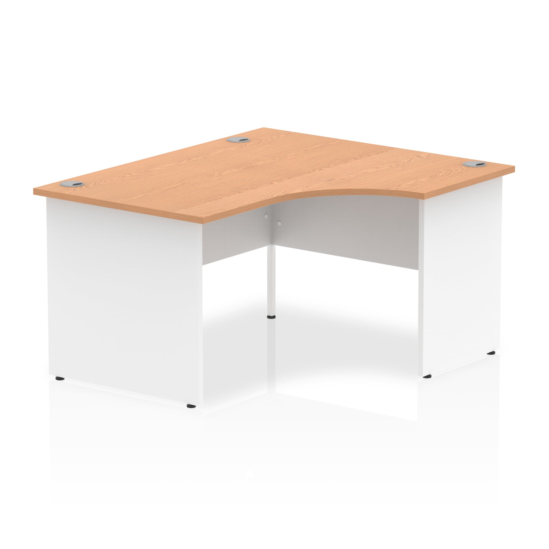 Office furniture impulse-140mm-right-crescent-desk-panel-end-leg Dynamic  Walnut Colour Walnut 