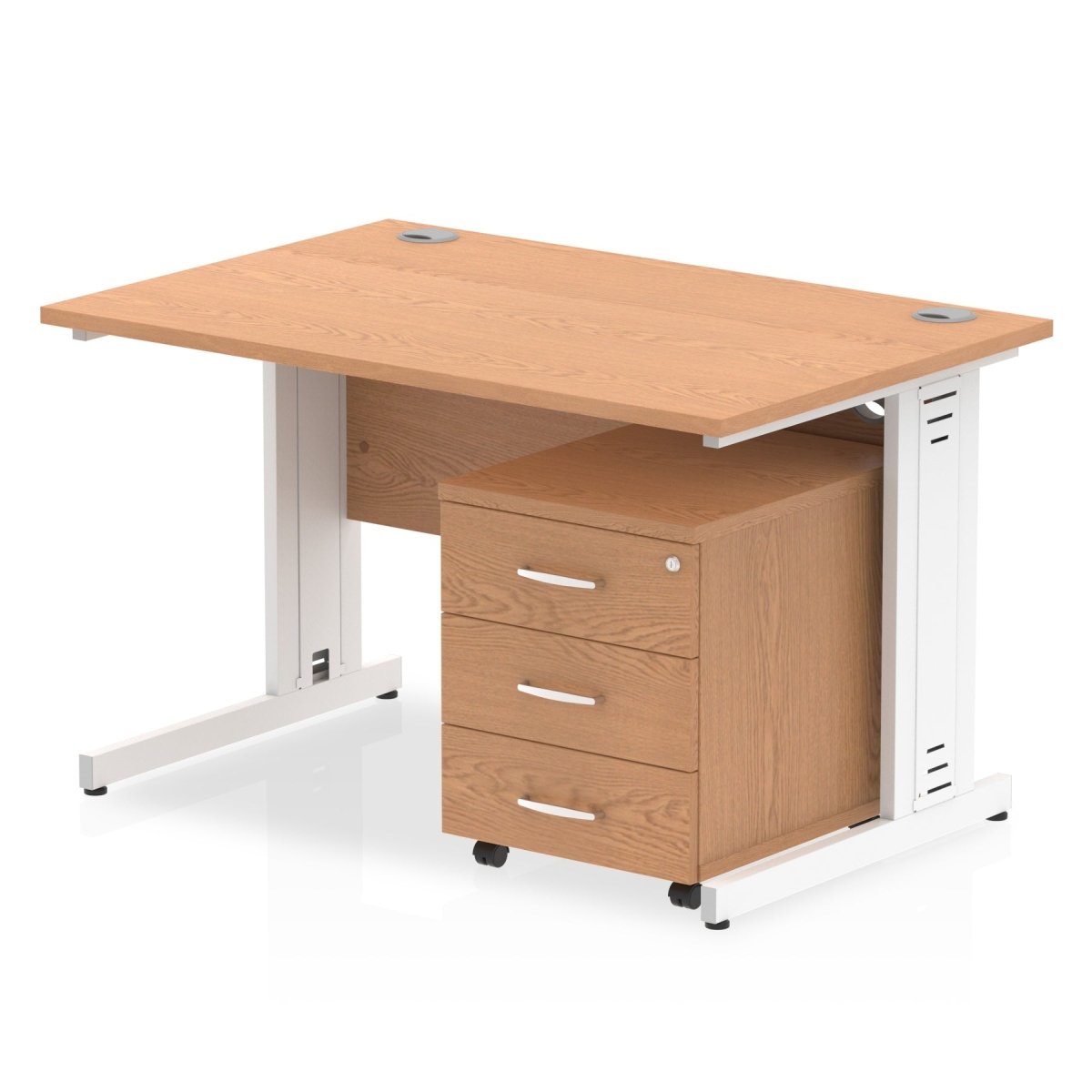 Office furniture impulse-120cm-cantilever-straight-desk-with-mobile-pedestal Dynamic      