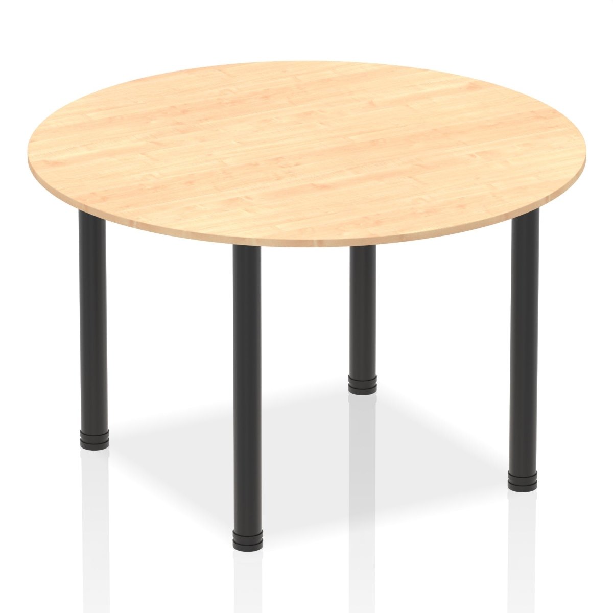 Office furniture impulse-round-table-with-post-leg Dynamic  Maple Desk Colour 120 Wide