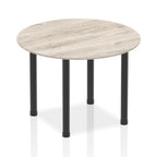 Office furniture impulse-round-table-with-post-leg Dynamic  Beech Desk Colour 100 Wide