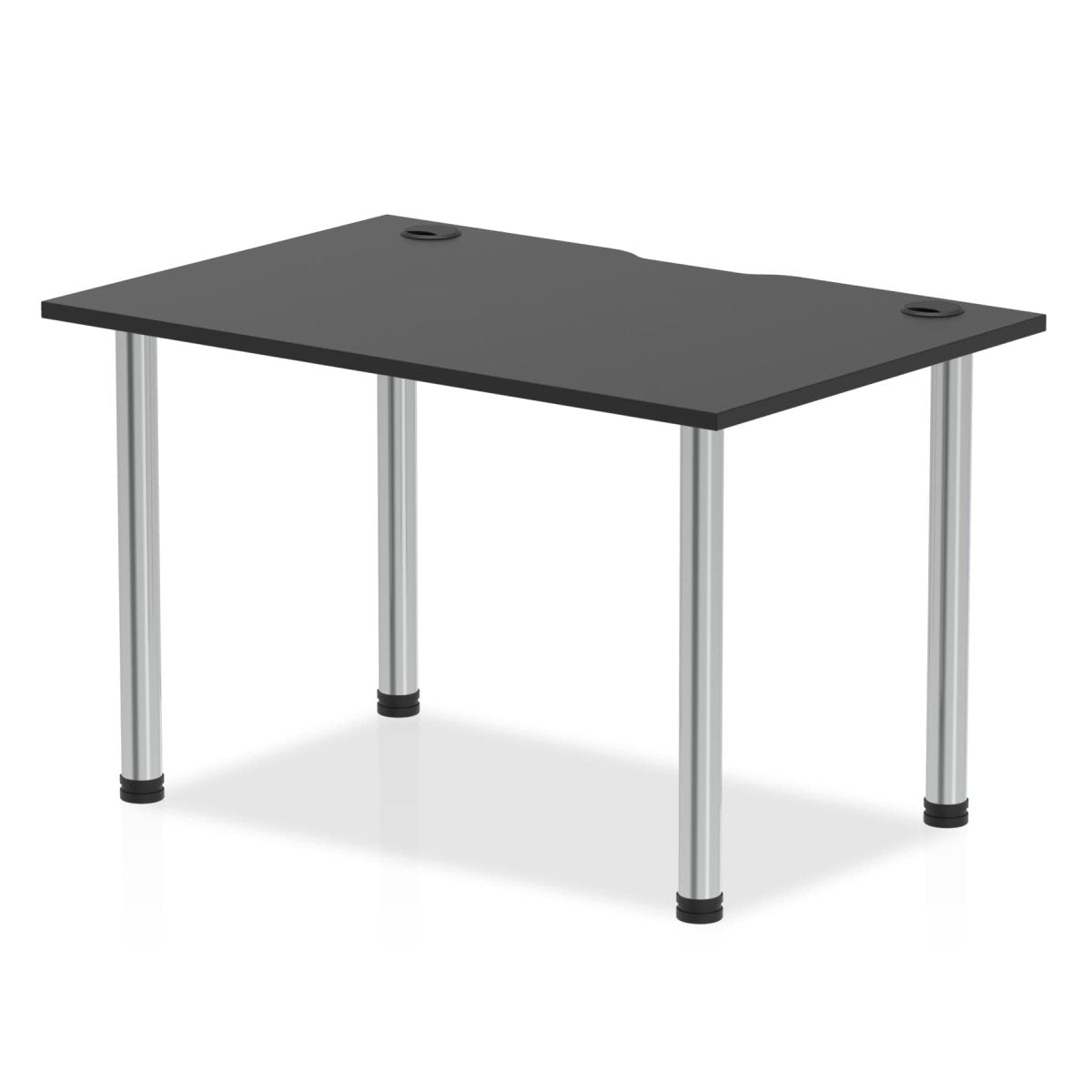 Office furniture impulse-black-series-straight-table Dynamic  Black 120 Wide