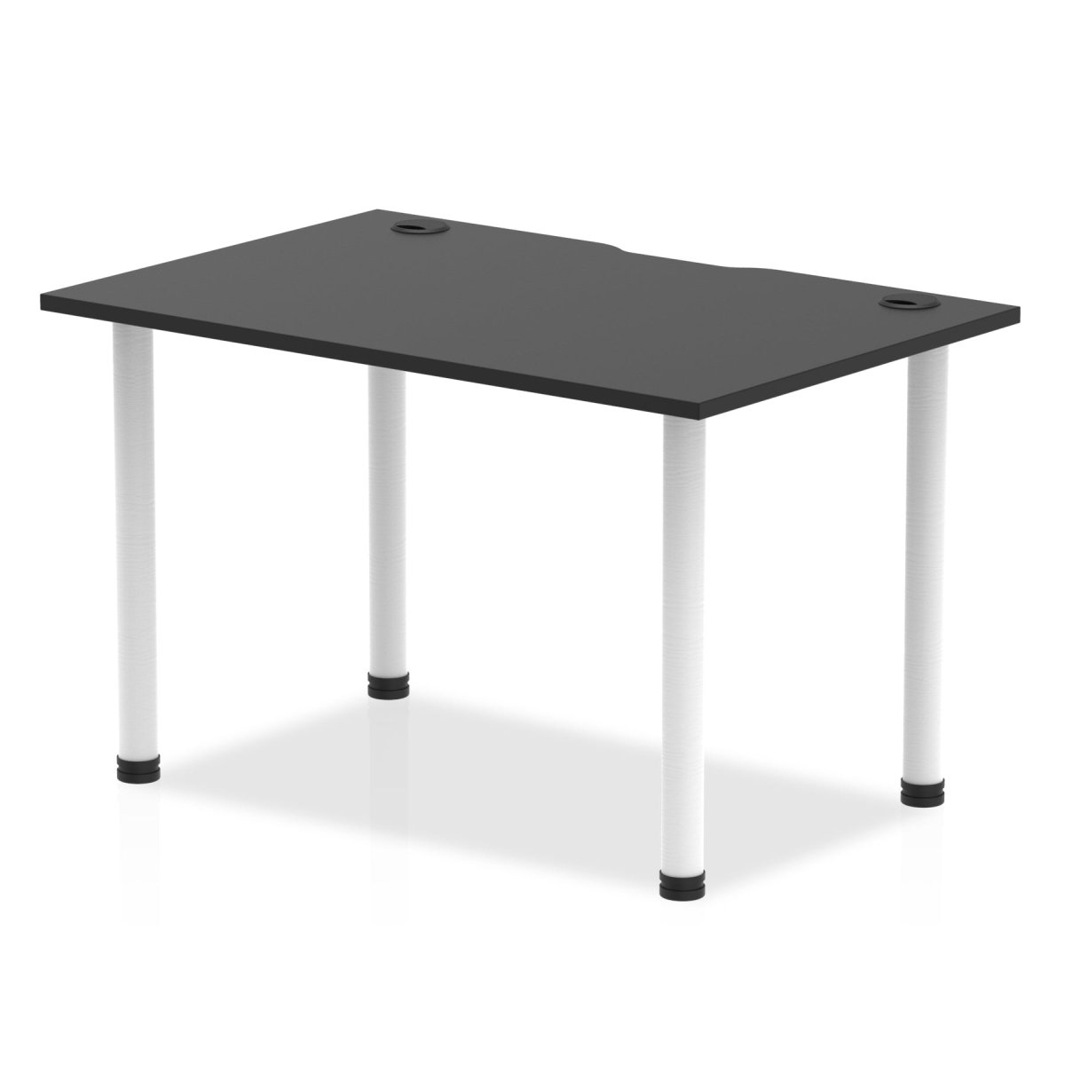 Office furniture impulse-black-series-straight-table Dynamic  Black 120 Wide